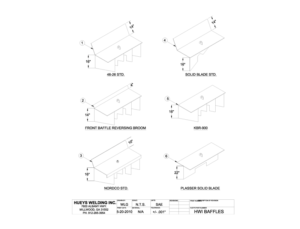 Huey's Welding Ballast Regulator Baffle Assembly Schematic